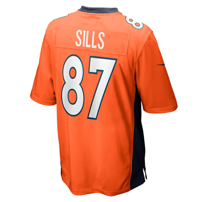 David Sills Denver Broncos Team Game Jersey - ?Orange