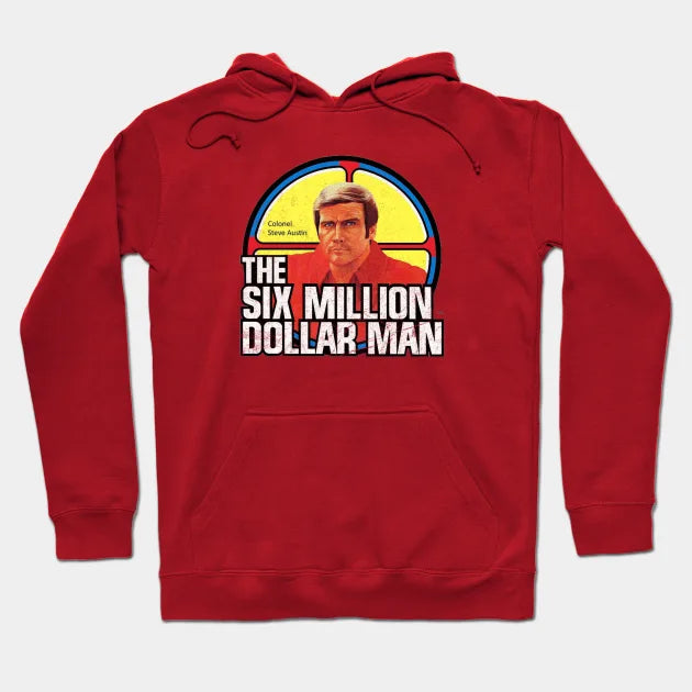 The Six Million Dollar Man Logo Hoodie