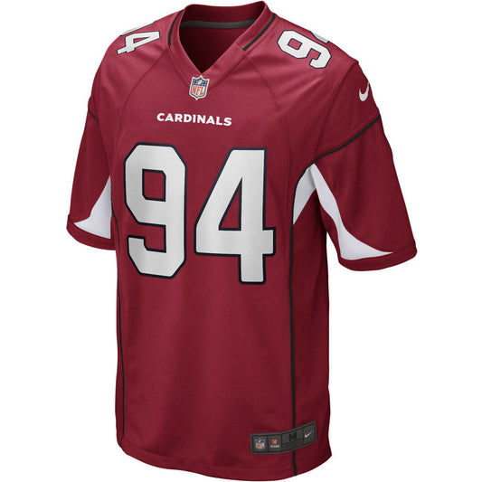 Men's Arizona Cardinals Zach Allen Game Player Jersey Cardinal Red