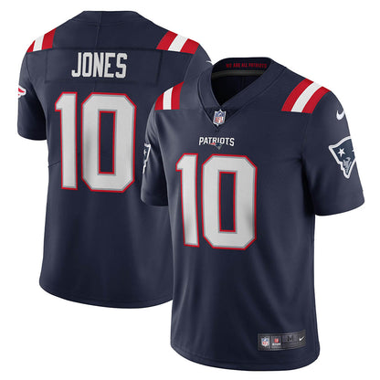 Men's New England Patriots Mac Jones Vapor Limited Jersey Navy