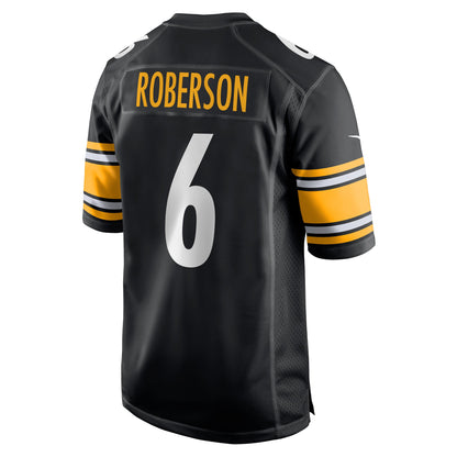 Jaquarii Roberson Pittsburgh Steelers Game Player Jersey - Black