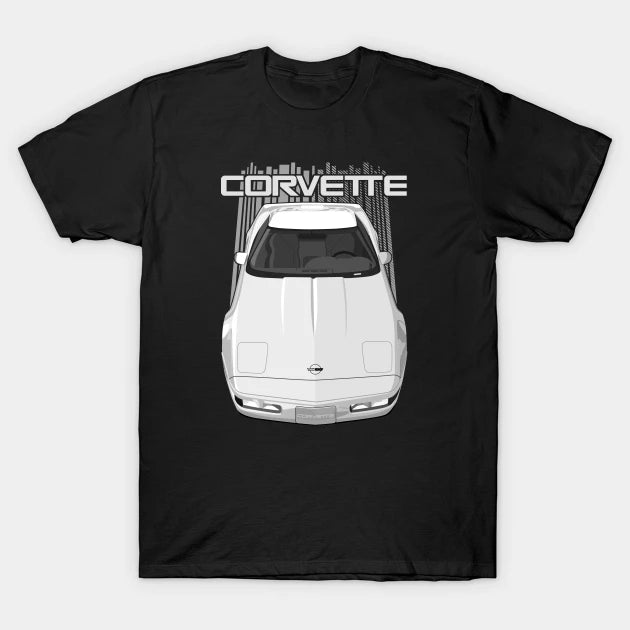 Corvette C4-White T-Shirt