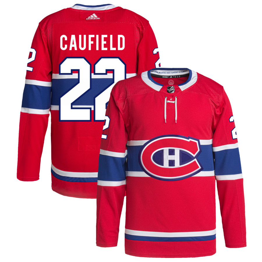 Cole Caufield Montreal Canadiens Home Primegreen Authentic Pro Jersey - Red