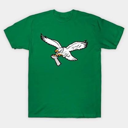 Super Bowl Lix (59) Eagles Kelly Green Trophy Philadelphia Champions T-Shirt