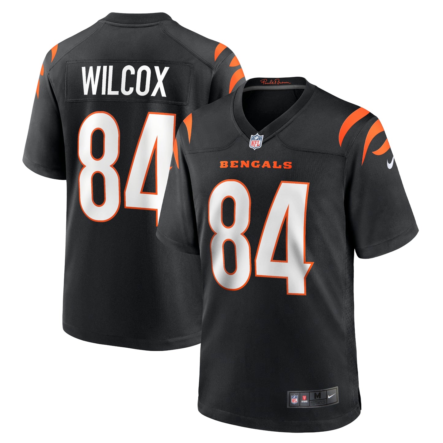 Mitchell Wilcox Cincinnati Bengals Player Game Jersey - Black