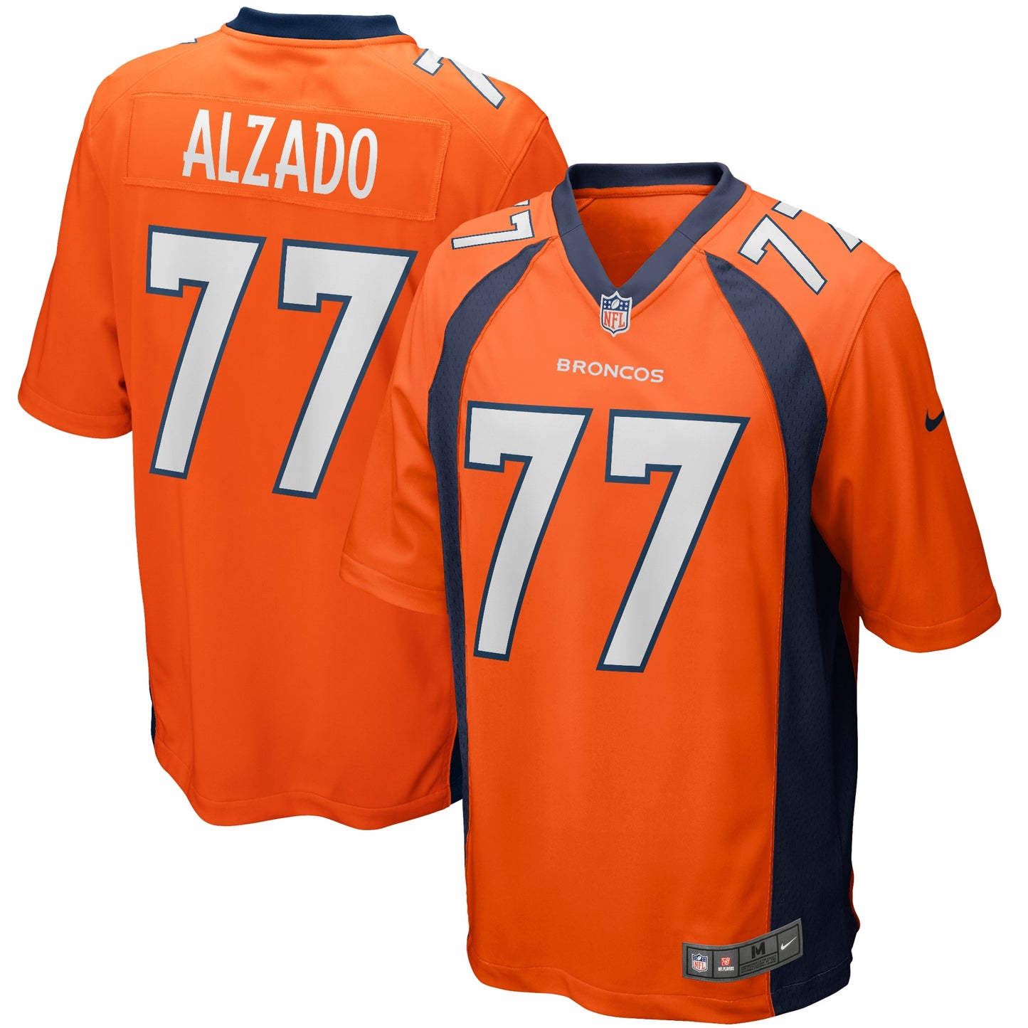 Lyle Alzado Denver Broncos Game Retired Player Jersey - Orange