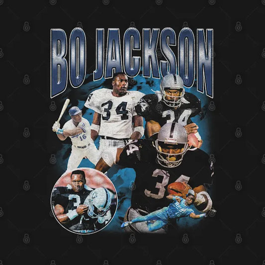 Bo Jackson Vintage Bootleg Hoodie