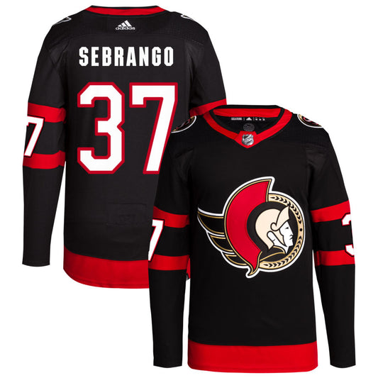 Donovan Sebrango Ottawa Senators Home Primegreen Authentic Pro Jersey - Black