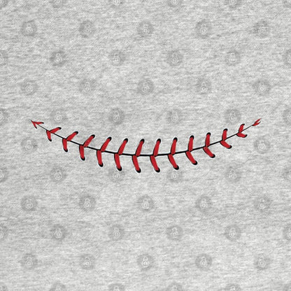 Baseball Lace Smile T-Shirt