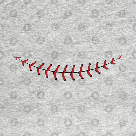 Baseball Lace Smile T-Shirt