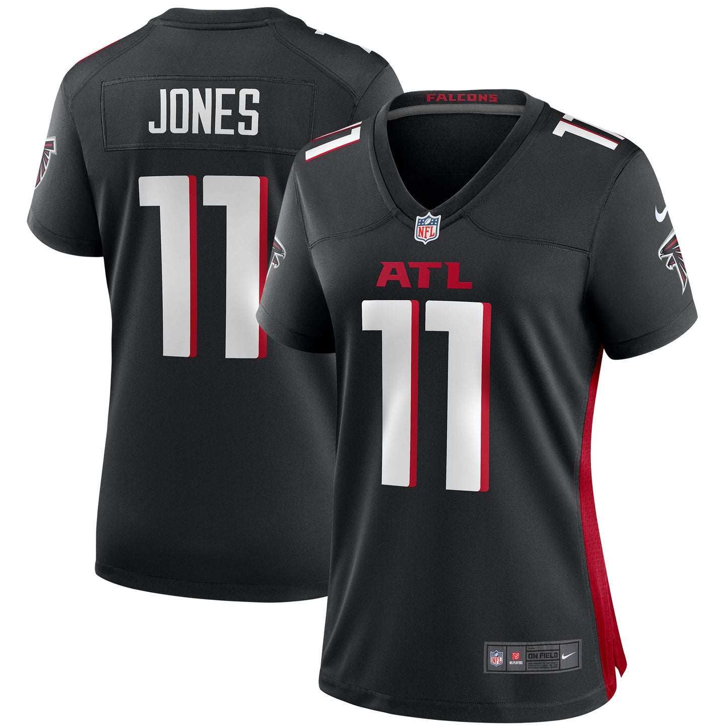 Julio Jones Atlanta Falcons Women's Player Game Jersey - Black