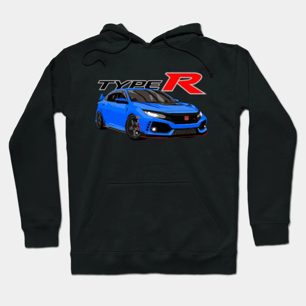 Civic Type R Boost Blue Hoodie
