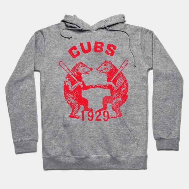 Vintage Style 1929 Cubs Design Hoodie
