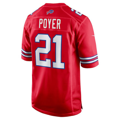 Men's Buffalo Bills Jordan Poyer Game Jersey - Red