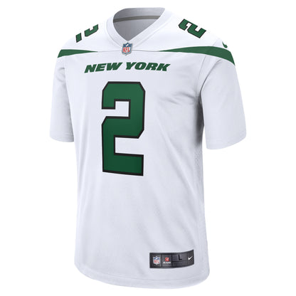 Zach Wilson New York Jets White Game Jersey - White