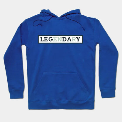 Leg Day Legendary Gym Motivation Design Hoodie