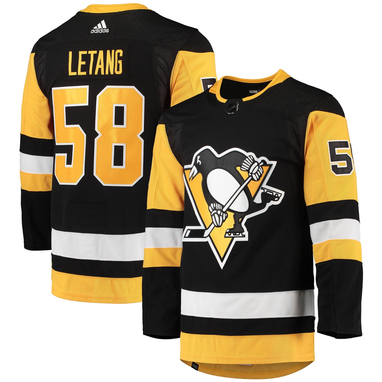 Kris Letang Pittsburgh Penguins Home Primegreen Authentic Pro Player Jersey - Black