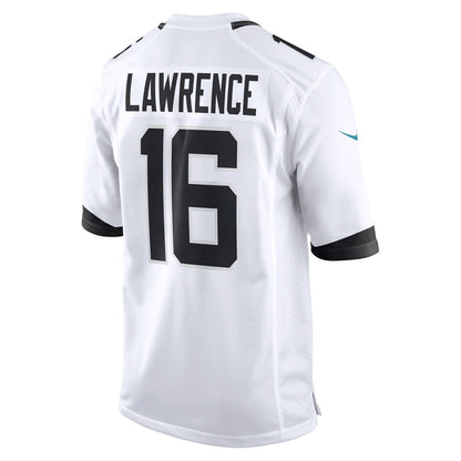 Men's Jacksonville Jaguars Trevor Lawrence Game Jersey White