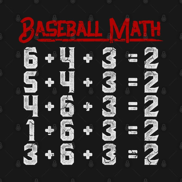 Baseball Math Double Play Hoodie
