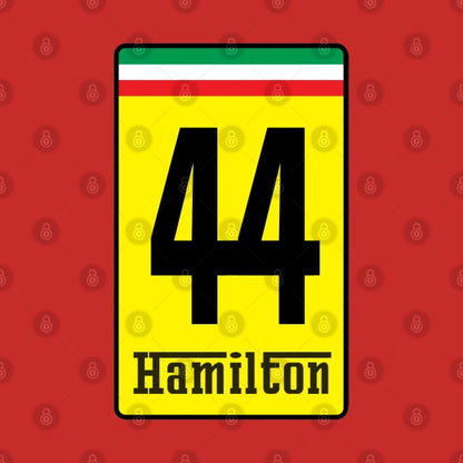 Lewis Hamilton Farrari 2 By Buck Tee = T-Shirt
