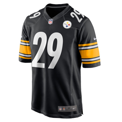 Levi Wallace Pittsburgh Steelers Game Player Jersey - Black