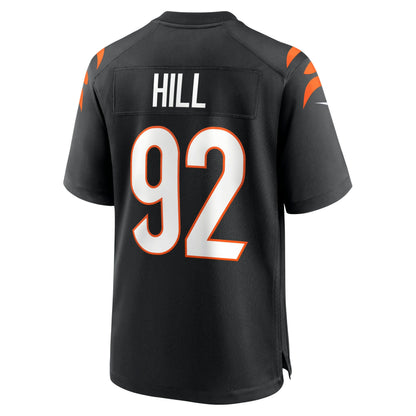 B.J. Hill Cincinnati Bengals Game Jersey - Black