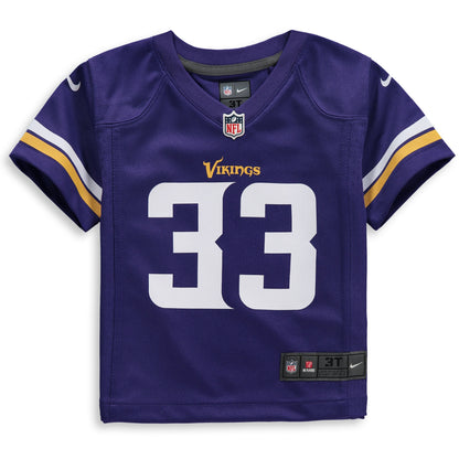 Dalvin Cook Minnesota Vikings Toddler Player Game Jersey - Purple