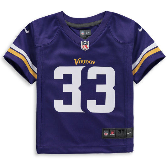 Dalvin Cook Minnesota Vikings Toddler Player Game Jersey - Purple