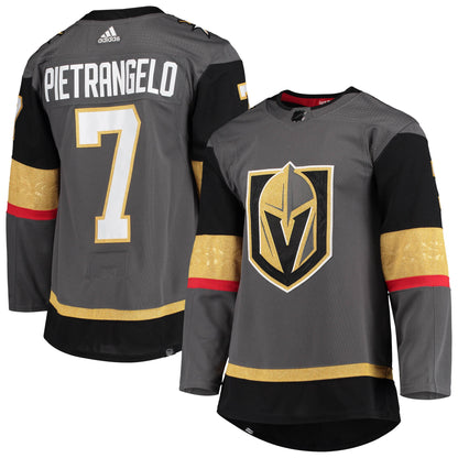 Alex Pietrangelo Vegas Golden Knights Alternate Primegreen Authentic Pro Player Jersey - Gray