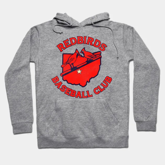 Defunct Columbus Redbirds Baseball Team Hoodie