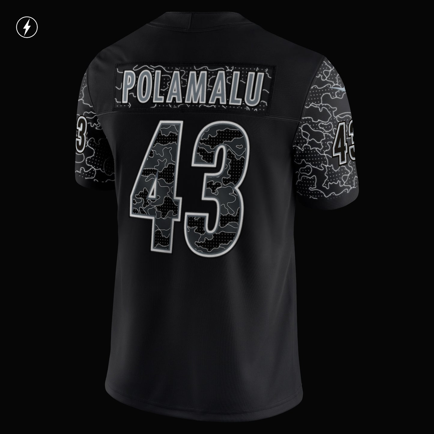Troy Polamalu Pittsburgh Steelers Retired Player RFLCTV Limited Jersey - Black