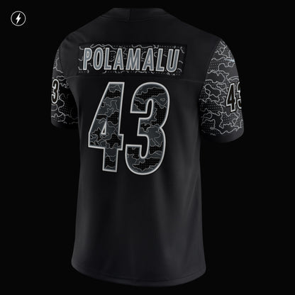 Troy Polamalu Pittsburgh Steelers Retired Player RFLCTV Limited Jersey - Black