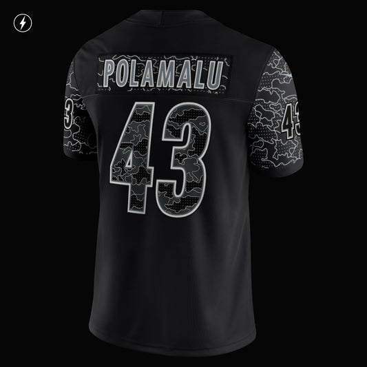 Troy Polamalu Pittsburgh Steelers Retired Player RFLCTV Limited Jersey - Black