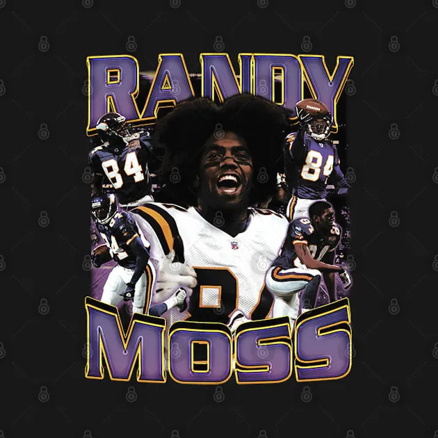 Randy Moss Retro Collage Hoodie