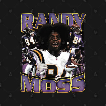 Randy Moss Retro Collage Hoodie