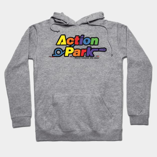 Retro Defunct Action Park Amusement Water Park Hoodie