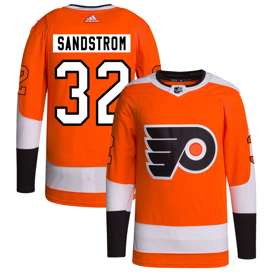 Felix Sandstrom Philadelphia Flyers Home Primegreen Authentic Pro Jersey - Orange