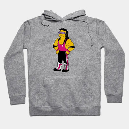 Bret The Hitman Hart Simpsons Hoodie