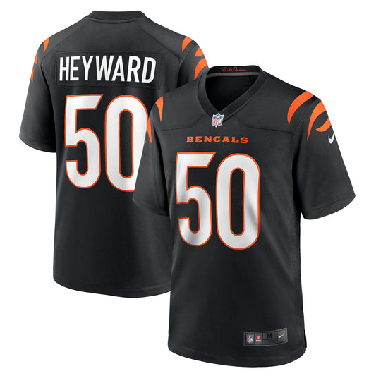 Shaka Heyward Cincinnati Bengals Team Game Jersey - ?Black