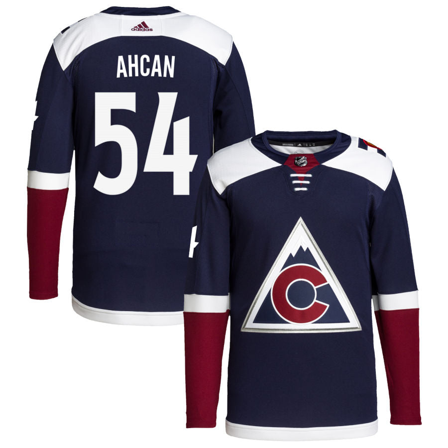 Jack Ahcan Colorado Avalanche 2018/19 Alternate Primegreen Authentic Pro Jersey - Navy