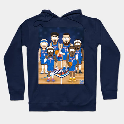Okc Thunder South Park Digital Illustration Hoodie