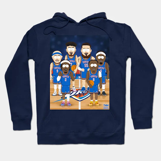 Okc Thunder South Park Digital Illustration Hoodie