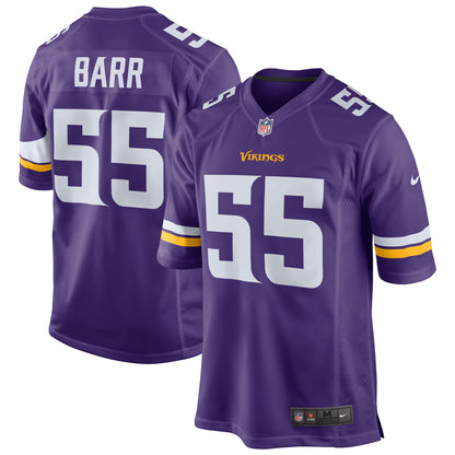 Anthony Barr Minnesota Vikings Game Jersey - Purple