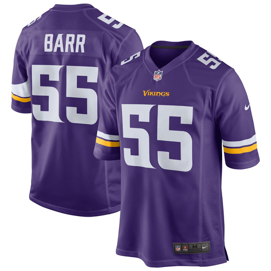 Anthony Barr Minnesota Vikings Game Jersey - Purple