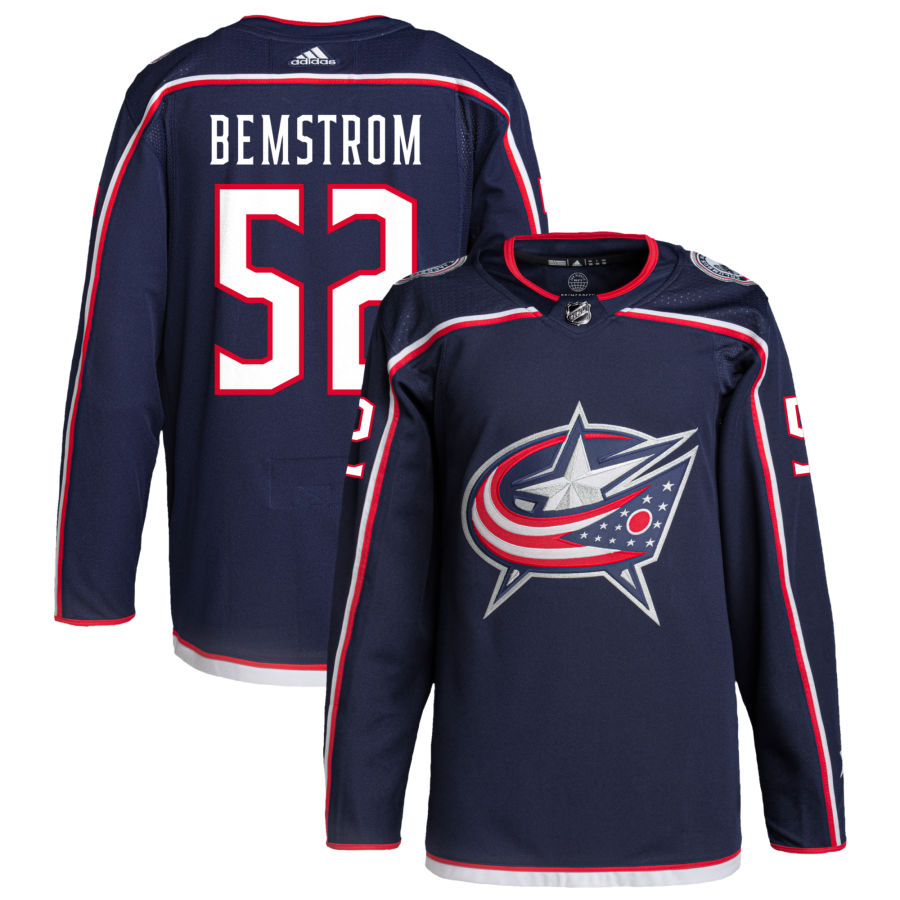Emil Bemstrom Columbus Blue Jackets Home Primegreen Authentic Pro Jersey - Navy