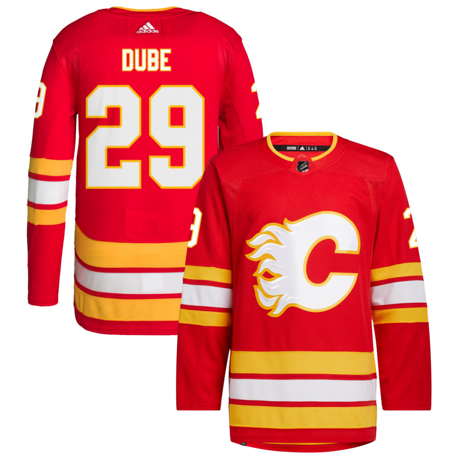 Dillon Dube Calgary Flames 2020/21 Home Primegreen Authentic Pro Jersey - Red