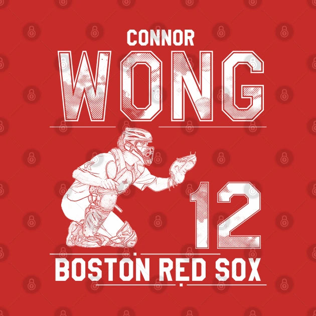 Connor Wong || Boston Red Sox | White T-Shirt