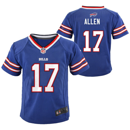 Preschool Josh Allen Royal Buffalo Bills Game Jersey