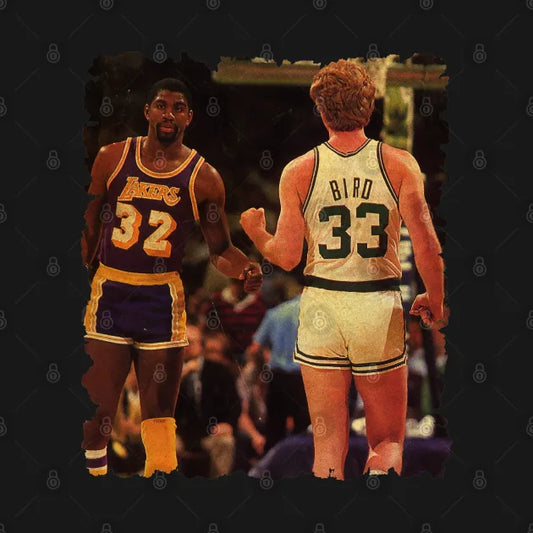 Vintage Magic Johnson And Larry Bird Hoodie