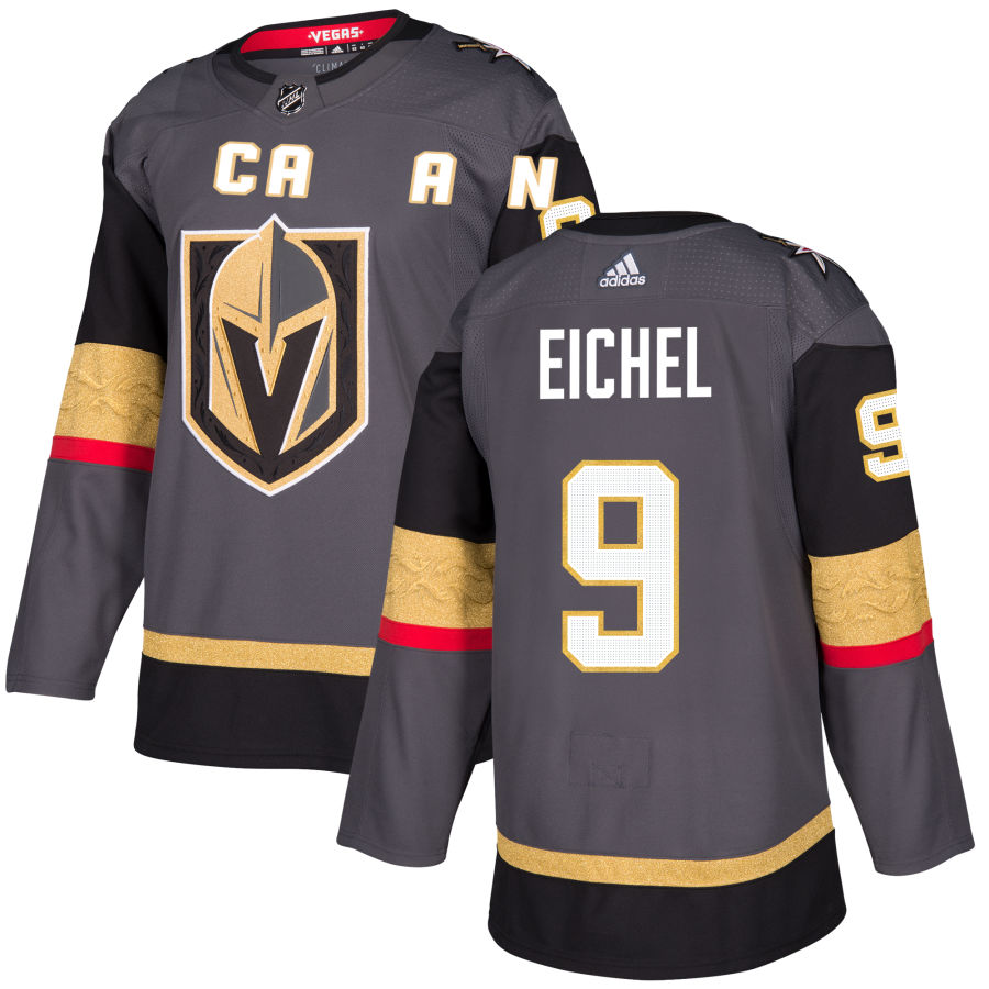 Jack Eichel Vegas Golden Knights Alternate Authentic Jersey - Gray